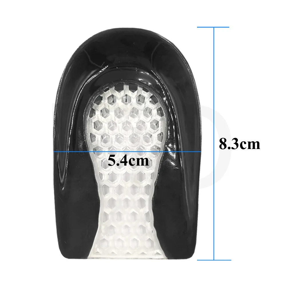 Silicone Gel Insoles Heel Cushion Soles Protectors Spur Support Shoe Pad Plantar Fasciitis,Relieve Feet Pain, foot care Inserts