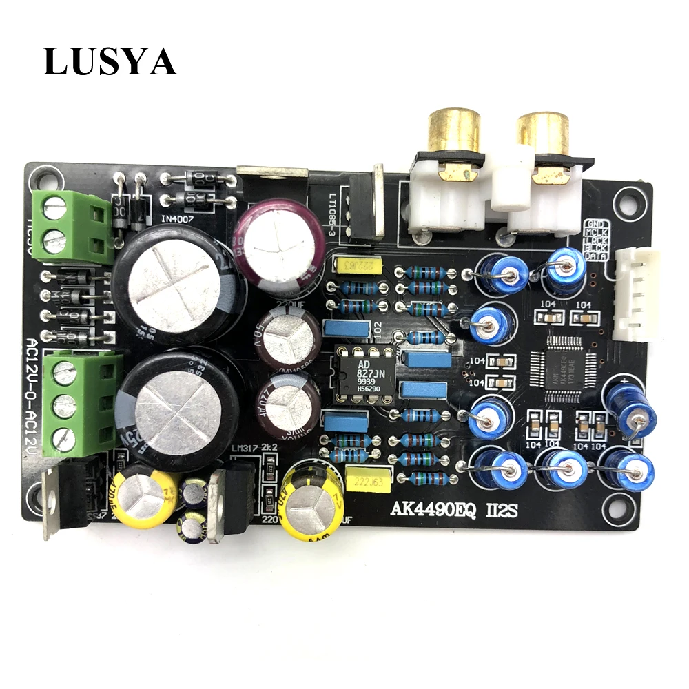 Декодер DAC Lusya AK4490 II2S с поддержкой 32 бит 768K собранный декодер | Электроника