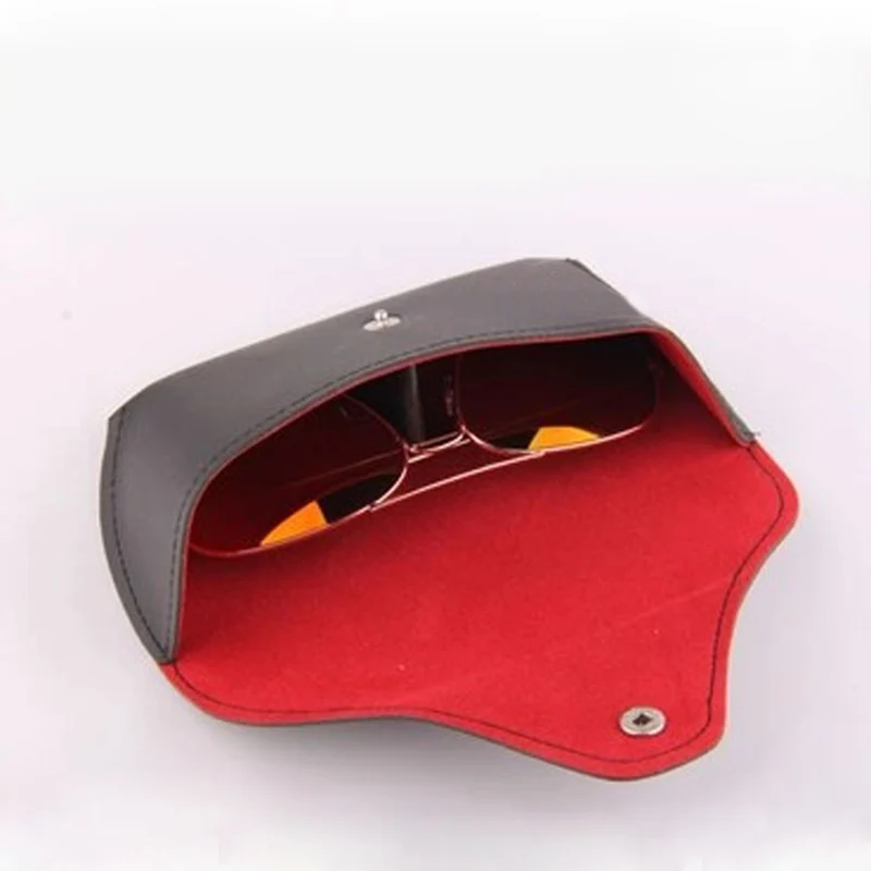 2019 New Oversize PU Leather Glasses Box For Men Women Fold-able Portable Soft Eyeglass Accessories plaid Sunglasses Case 2019 New Oversize PU Leather Glasses Box For Men Women Fold-able Portable Soft Eyeglass Accessories plaid Sunglasses Case