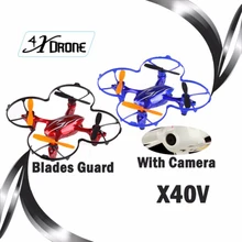 rc Quadcopter with Camera X40V 4CH 2 4G Remote Control Toys for kid RC Helicopter Drone