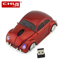 3D Xmas USB Optical Wireless Mouse VW Beetle Car Shape Gaming Mouse Beetle Mause for PC Laptop Computer Mice