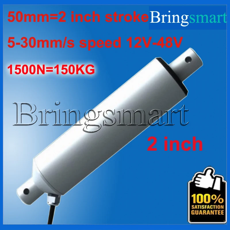 

Wholesale 2 Inch Linear Actuator 50mm Electric Putter 12-48V DC Motor Tubular Motor 5-30mm/s 1500N Heavy Duty Electric Motor 24v