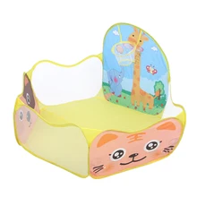 Детская игровая палатка для улицы, для детей, детская игровая палатка для игр, портативная, с океанским мячом, бассейн, 120*120 см(Случайно отправлено