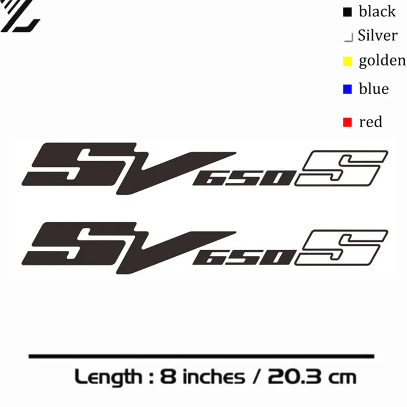 

8Inch Reflective Sticker Decal Motorcycle Car Sticker Wheels Fairing Helmet Sticker Decal For Suzuki SV 650 S SV650S moto gp 46