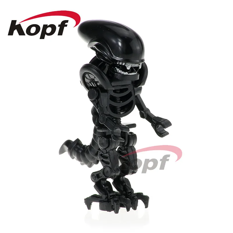 

Single Sale Skeleton Skull Alien Super Heroes Drax The Destroyer Predator Yondu Bricks Building Blocks Children Toys Gift PG1164