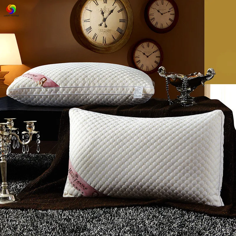 High quality Neck pillow 1pc Sleeping pillow 48*74cm white soft flower