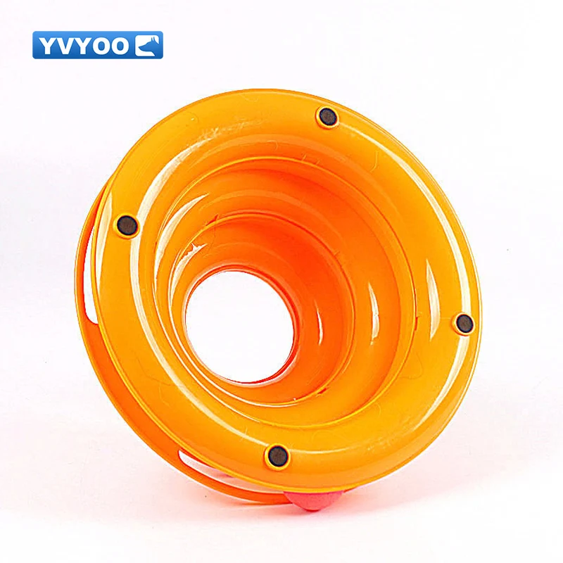 YVYOO 3 layer Funny Pet Toys Cat Crazy Ball Disk Interactive Amusement Plate Play Disc Trilaminar Turntable Cat Toy 1pcs D12 YVYOO 3 layer Funny Pet Toys Cat Crazy Ball Disk Interactive Amusement Plate Play Disc Trilaminar Turntable Cat Toy 1pcs D12