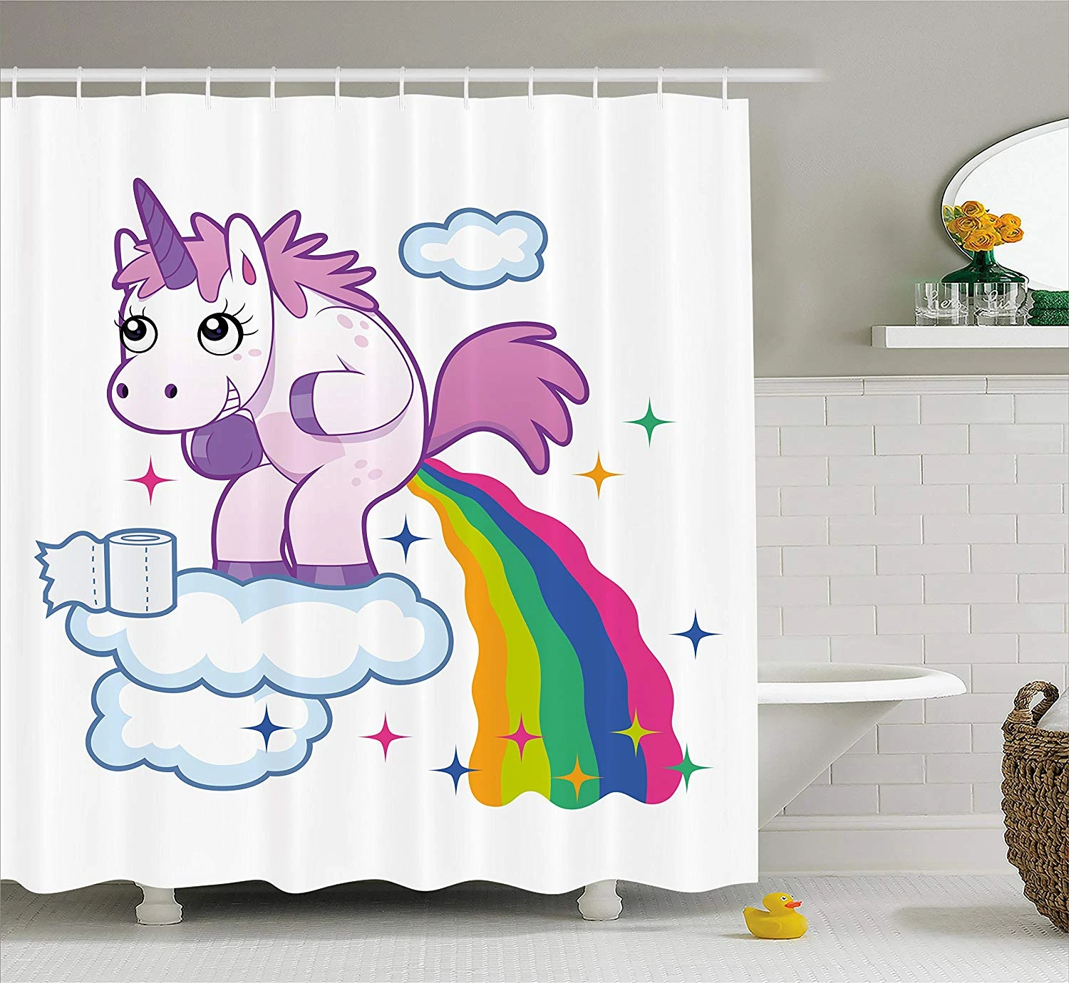 fun shower curtains