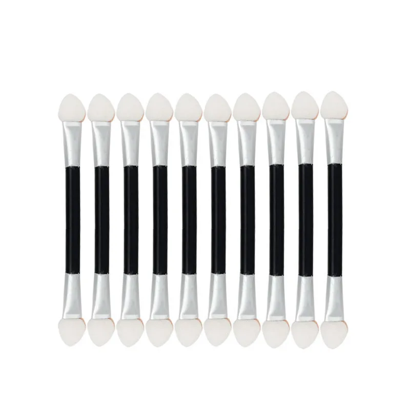 Fashion Design Make Up Tools 12Pcs Makeup Double-end Eye Shadow Eyeliner Brush Sponge Applicator Tool Natural Color Popular | Красота и