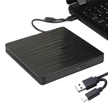 Ультратонкий Usb3.0 внешний мобильный оптический привод ноутбук DVD-RW DVD/CD ноутбук MacBook, драйвер CD с портом type-c