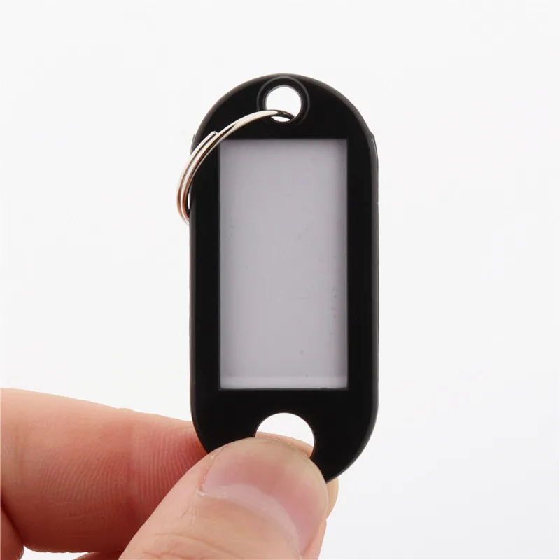 High quality 367 Colour Plastic key card Badge Key Holder Keychain  Organizer Luggage ID Label Key rings Name Cards