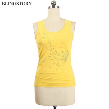 

High Street Camisetas Algodon Mujer 2018 Sleeveless T-shirt Diamond Butterfly Women Oversize Plus Size Tops LP5229032A