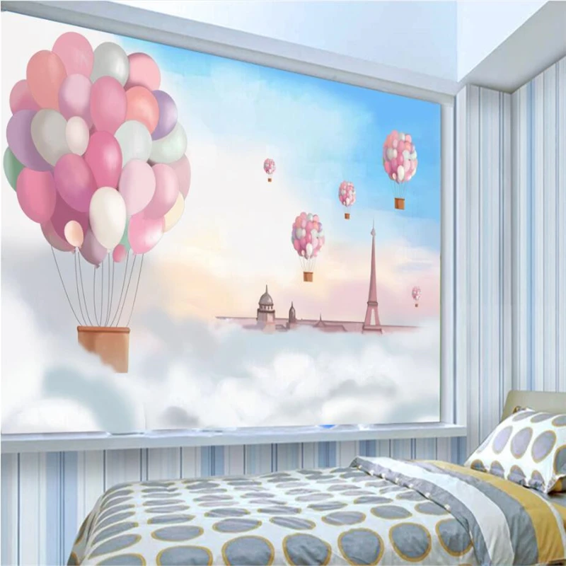 beibehang Custom 3d wall paper cartoon hand painted Mediterranean beibehang Custom 3d wall paper cartoon hand painted Mediterranean