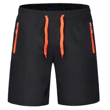 Мужские прогулочные шорты на шнурке, новинка, повседневные пляжные шорты, черные мужские шорты, легкие пляжные брюки, M-4XL на заказ