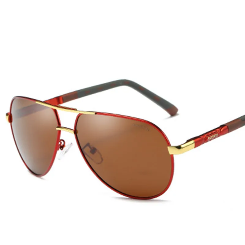 

Olvio Luxury Brand Design New Aluminum Men Sunglasses Polarized Men's Sun Glasses Integrated Lens Eyewear Goggle Gafas De Sol