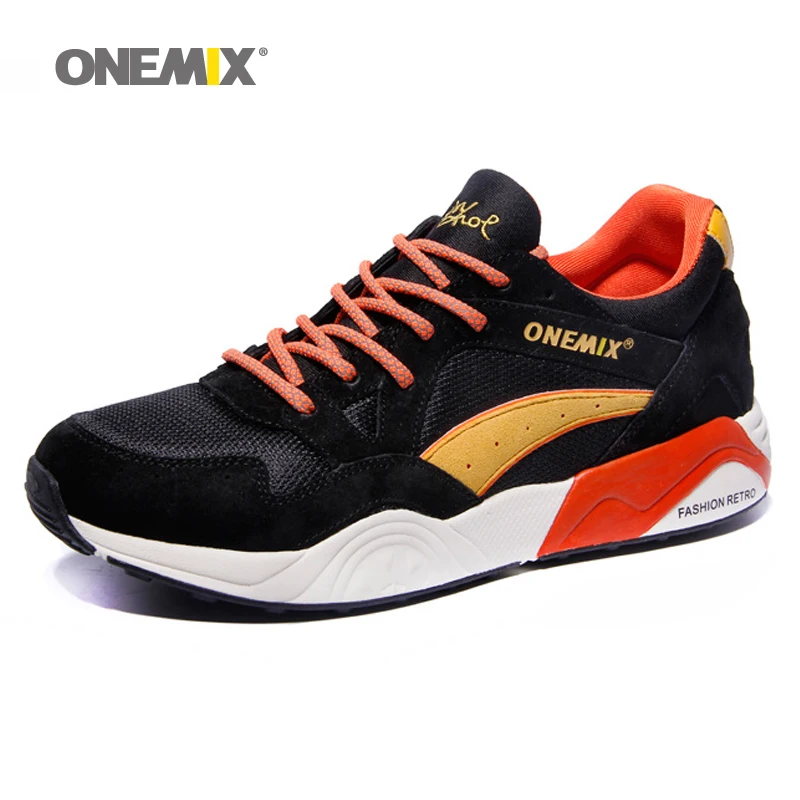 Kopen Hot Onemix Classic Running Schoenen Voor Mannen Ademende Wandelschoenen Outdoor Sneaker Mannen Lady Trainers Voorkomen Sideslip Mooie Sport Schoenen