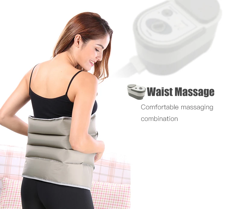 Air Wave Pressure Massager Continuous Compression Circulator Leg Arm Waist Leg Massageing Machine Muscles Relaxed Recovery Devic (15)