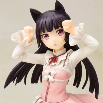 

Haocaitoy Figure Toys my sister so cute Anime Action Figures Black cat Red Version Toys For Collecting Gift 22.5cm