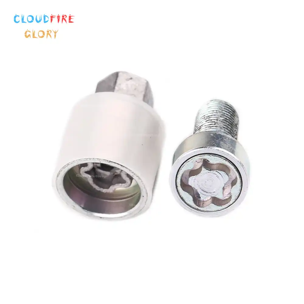 CloudFireGlory 4F0698139C 820 x2 Wheel Lock Anti Theft Screw Lug Bolt