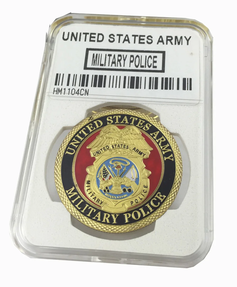 

NEW United States Army Military Police/MP Custom Challenge Coin/ Custom Coin With Good Capsule PC1104#