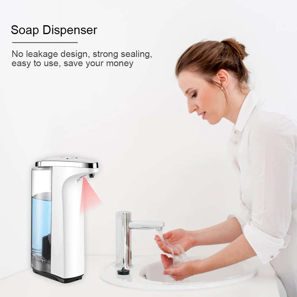 400 мл автоматический дозатор мыла дезинфицирующее средство для рук светодиодный дисплей Регулируемый жидкий мыло дозирование новейшая