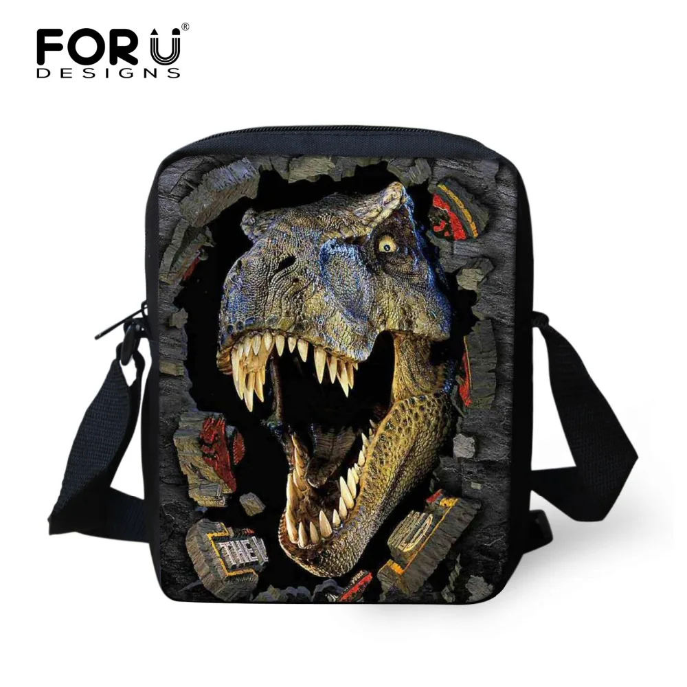 Cool Dinosaur School Bags for Boys 3D Animals Jurassic World Printed Schoolbag Children Mochila