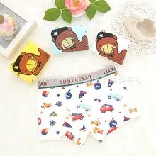 Комплект из 3 предметов из хлопка с героем мультфильма для мальчиков Нижнее белье для детей нижнее белье для маленьких мальчиков детское нижнее белье для малышей; детские трусики; нижнее белье