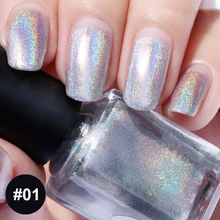 Высокое качество, 6 мл, металлический лазер, голографический лак для ногтей, краска, голограмма, эффект лака, блеск для ногтей, украшение, красота