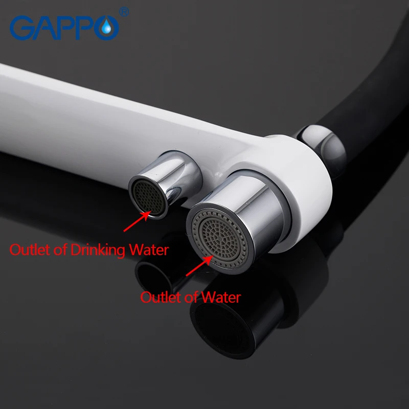 GAPPO kitchen faucet with water filter tap white kitchen sink mixer tap bathroom water mixer crane brass water filter faucet GAPPO kitchen faucet with water filter tap white kitchen sink mixer tap bathroom water mixer crane brass water filter faucet