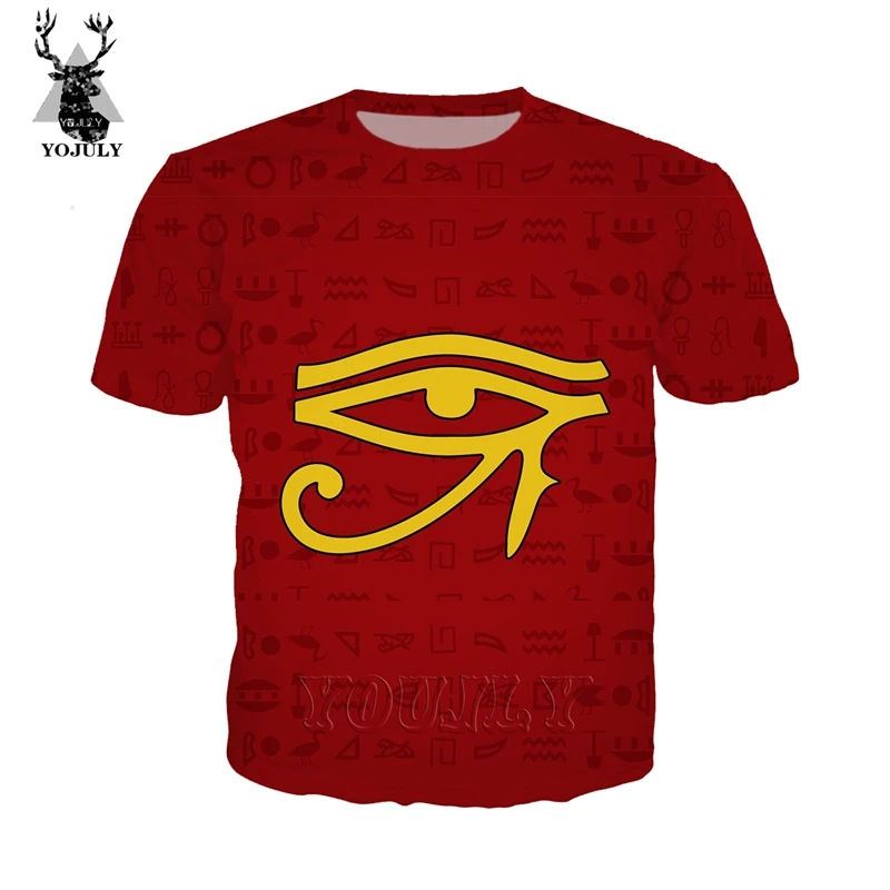 Футболка Egypt Horus eye, off white, мужская, удобная, 3d принт, аниме, harajuku, футболки, модные, унисекс, хип-хоп, с круглым вырезом, уличная одежда, топы, A96