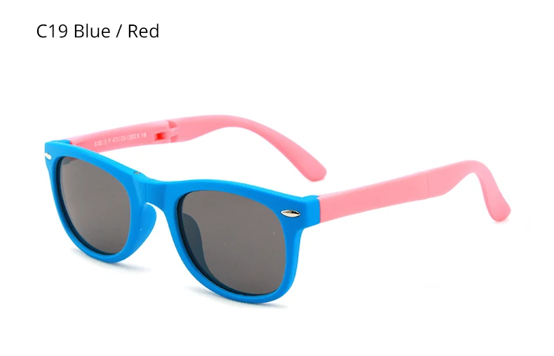 Ralferty складные очки Детские поляризованные небьющиеся TR90 Рамки для мальчиков и девочек детские солнцезащитные очки UV400 очки Детские тени K8213