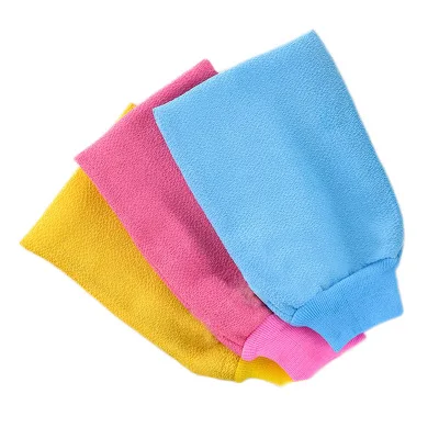 10pcs/lot * wholesale Bathing Gloves, double-sided bathing, backing, decontamination bath towel