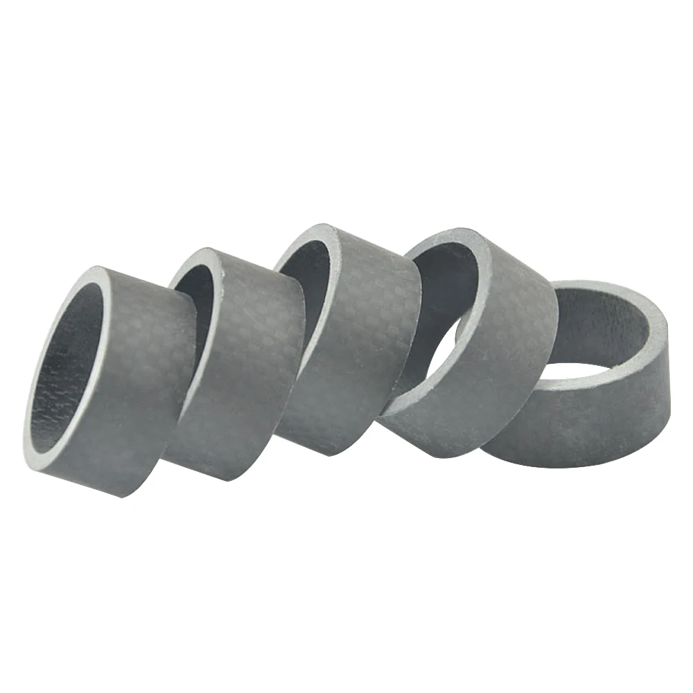 matte 5pcs 15mm full carbon fiber headset Carbon Headset Spacer,1 1/8