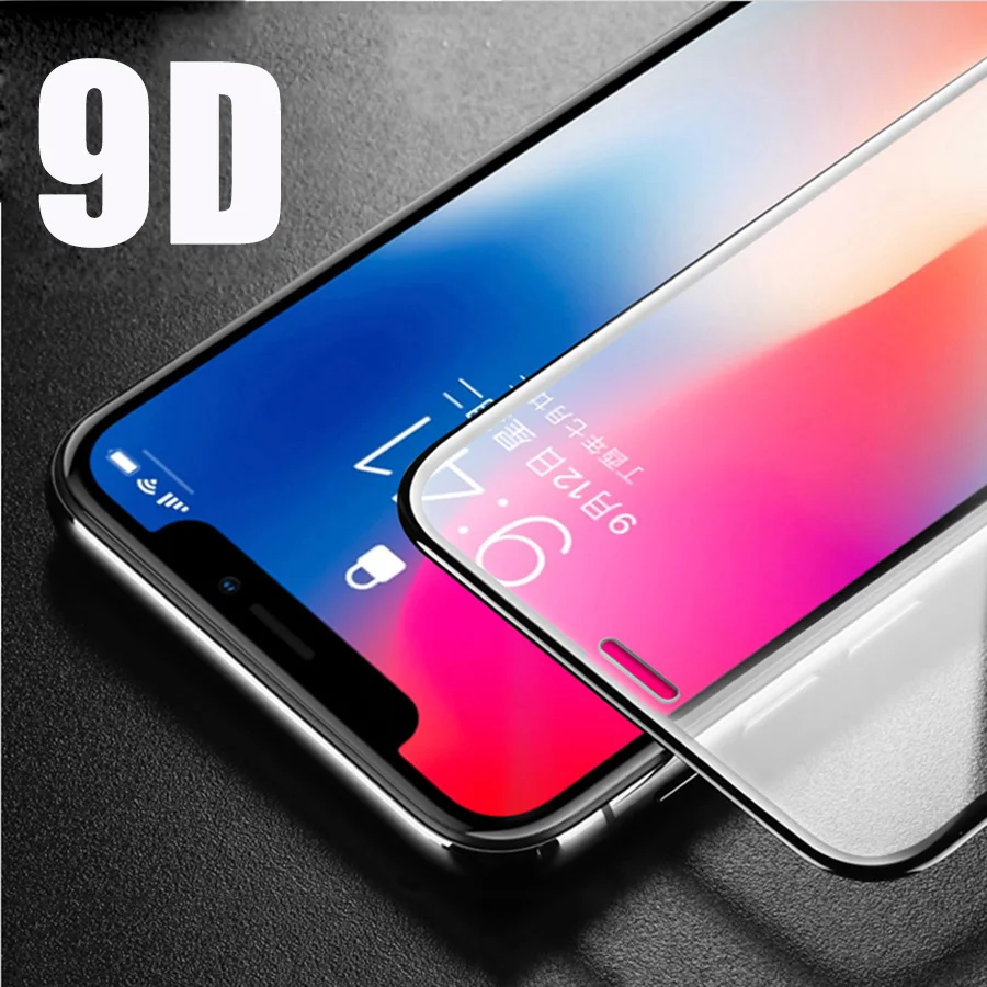 5d Защитное стекло для iPhone 6 7 X Защита экрана для iPhone 6 6S 7 8 Plus 10 7plus 8 Plus защитное стекло Gorilla