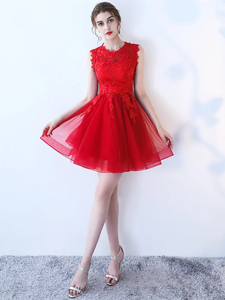Это YiiYa красный черный Лидер продаж без рукавов модные дизайнерские Элегантные коктейльные платья с цветами кружевное коктейльное платье LX397