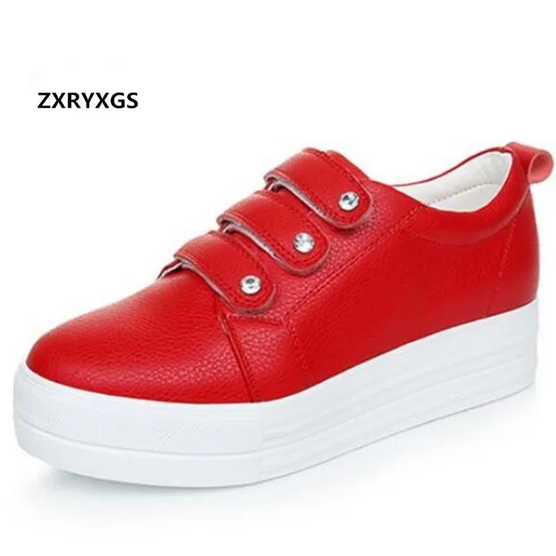 

2018 Spring Autumn New Women Casual Shoes Flat Sneakers Round Thick Bottom Comfort Soft Women Sneakers Shoes Shoes Size 33-43