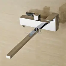 L16825 хромированная латунь отделка Материал настенный Кухня кран