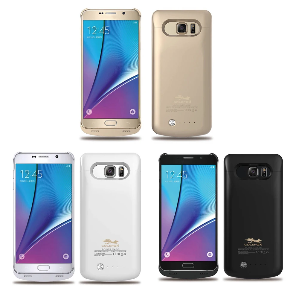 

4200mAh External Battery Charger Case For Samsung Galaxy Note 5 N9200 Power Bank Case Battery Backup Back Cover Case