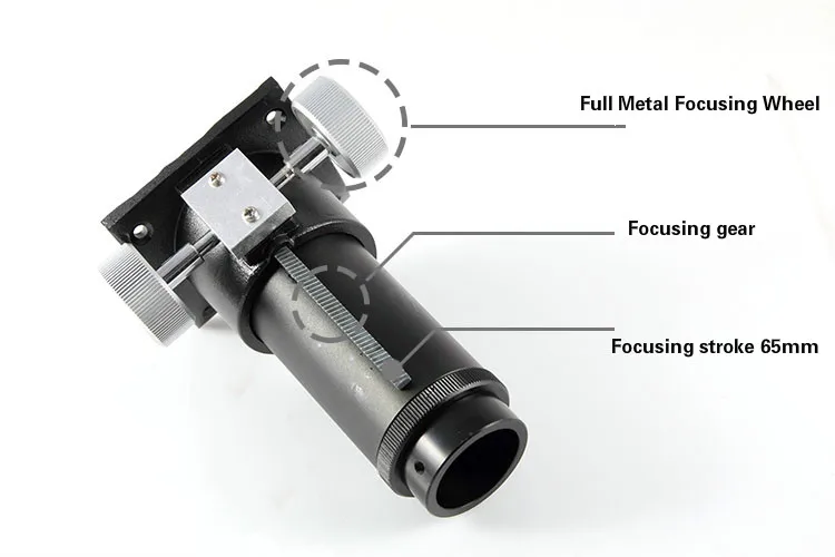 astronomia telescópio focalizador adaptador de metal completo