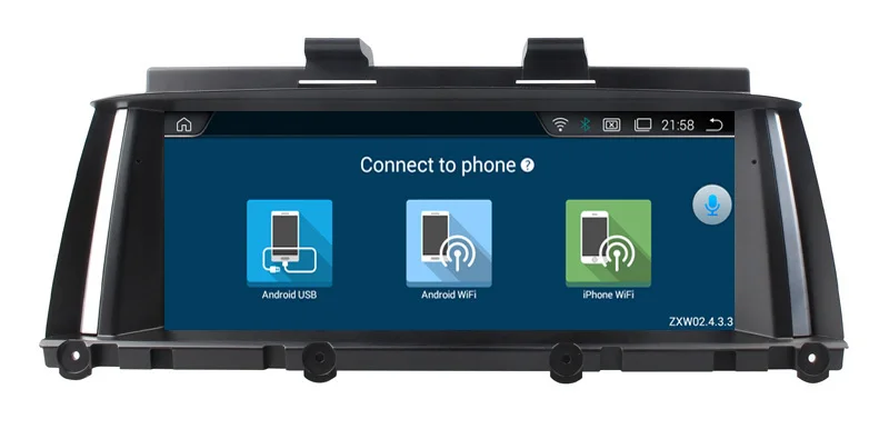 Top Car DVD GPS for BMW X3 F25 X4 F26 2016+ GPS Radio BT USB SD AUX WIFI Audio Video Stereo Mirror Link Free Map 13