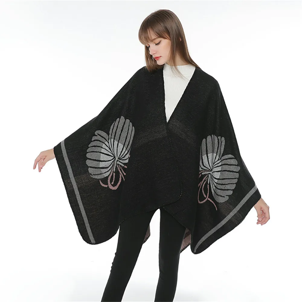 The New medieval Retro Women Winter Knitted Cashmere