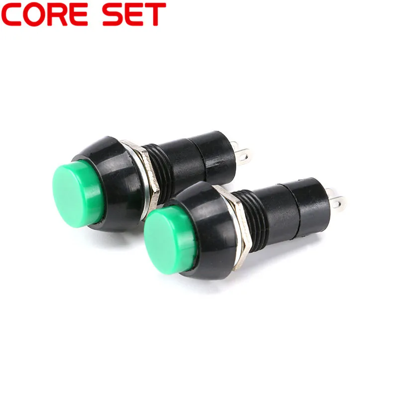 10Pcs/Set PBS 11A Self locking Round Switch Button 250V/3A ...