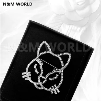 

Cute Brooches Fashion Temperament Lovely Cat Head Brooch For Fashion Jewelry Trendy Style