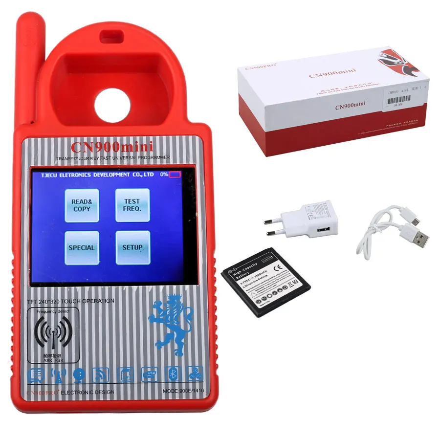 

Smart CN900 Mini Transponder Key Programmer support 48 chip