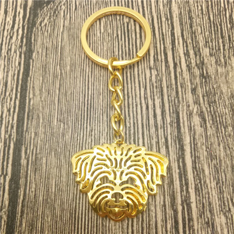 

Shih Tzu Key Chains Fashion Pet Dog Jewellery Coton de Tulear Car Keychain Bag Keyring For Women Men