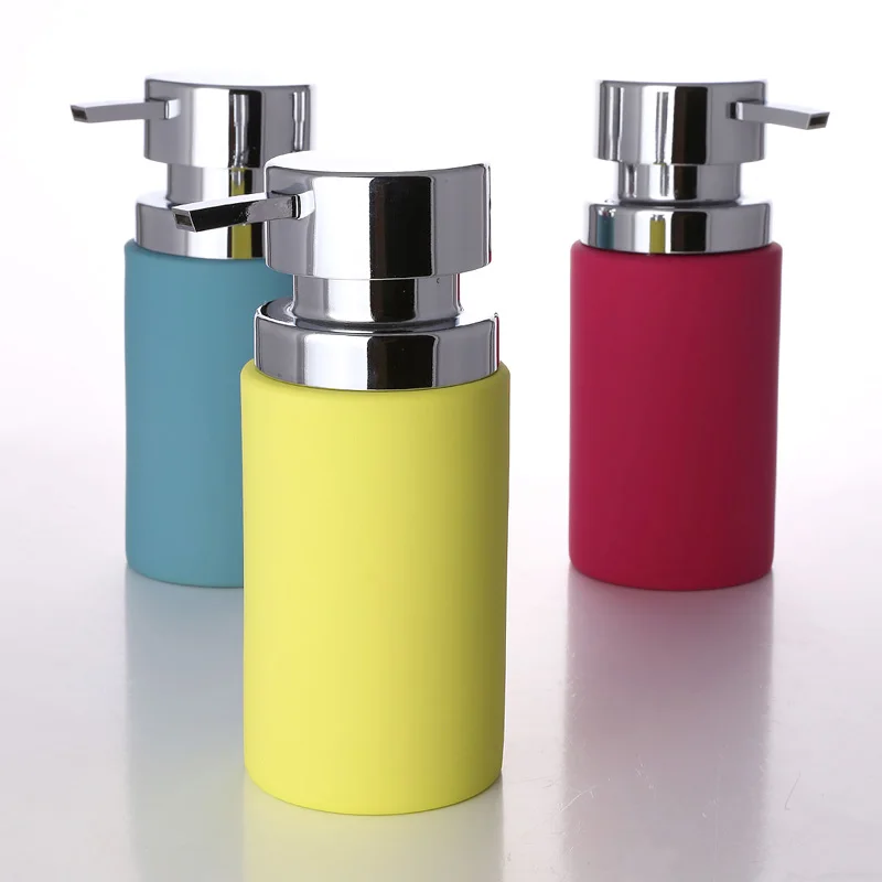 

Hand Washing Liquid Bottle European Type Creative Ceramic Liquid Soap Device(only red and green)