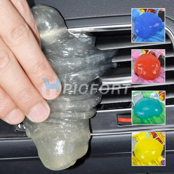 

DWCX Magic Car Vent Air Outlet Storage Box Panel Door Handle Dust Glue Cleaner Tool For Audi Q5 BMW F10 VW Kia Rio Toyota