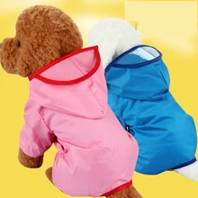 2016 Trend Cindy coloration Pet Canine raincoat Stable Pet Canine Pet Cat Hoody Waterproof Rain Raincoat Jacket Garments J20