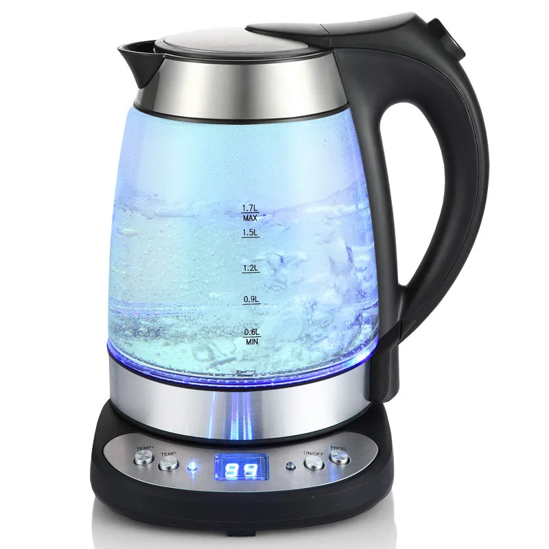 

md-315t electronic thermostat insulation glass electric heating kettle teapot