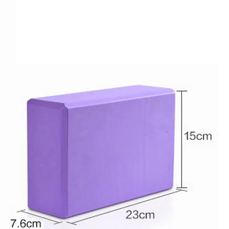 

23*15*7.6CM YOGA Block Candy Color Silicon Gym Exercise Fitness Floating Foam Physio Massage Fitness Yoga